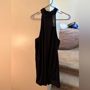 Halter Mini Little Black Dress from Lulus